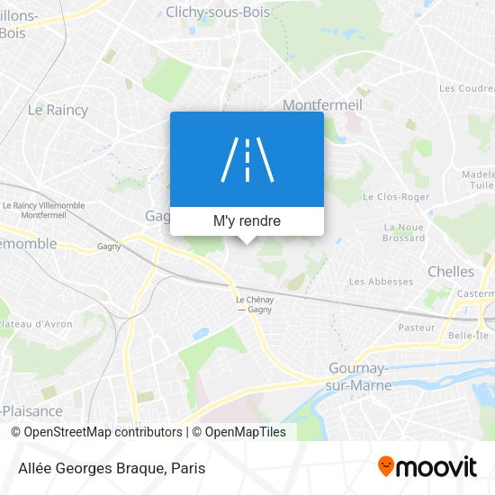 Allée Georges Braque plan