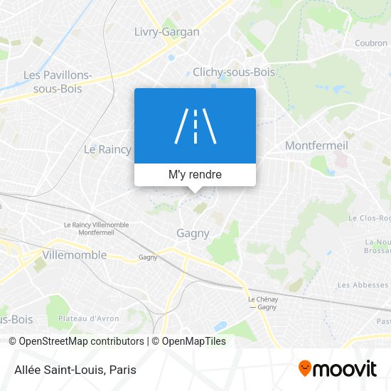 Allée Saint-Louis plan