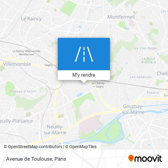 Avenue de Toulouse plan