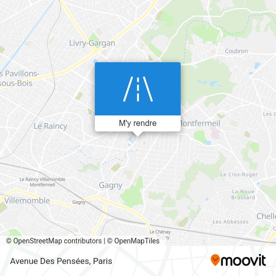 Avenue Des Pensées plan