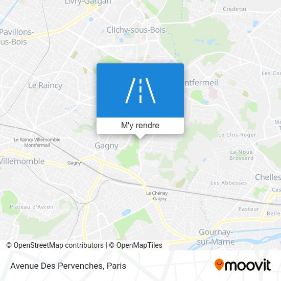 Avenue Des Pervenches plan