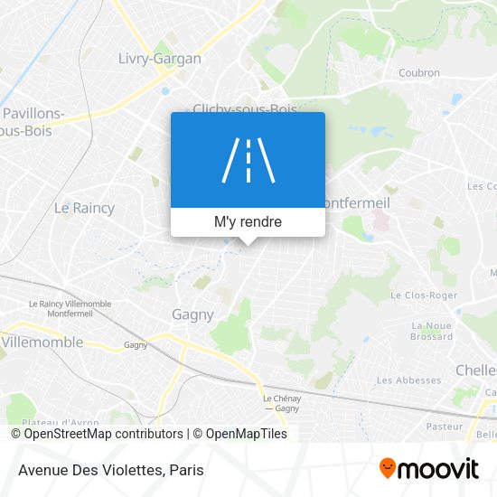 Avenue Des Violettes plan