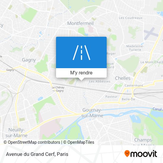 Avenue du Grand Cerf plan