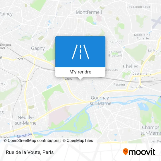 Rue de la Voute plan