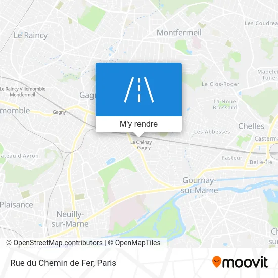 Rue du Chemin de Fer plan