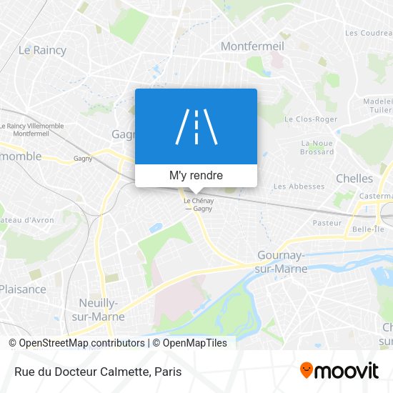 Rue du Docteur Calmette plan
