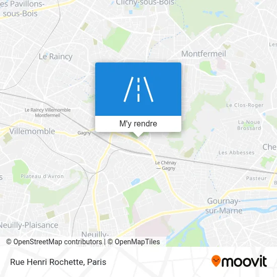 Rue Henri Rochette plan
