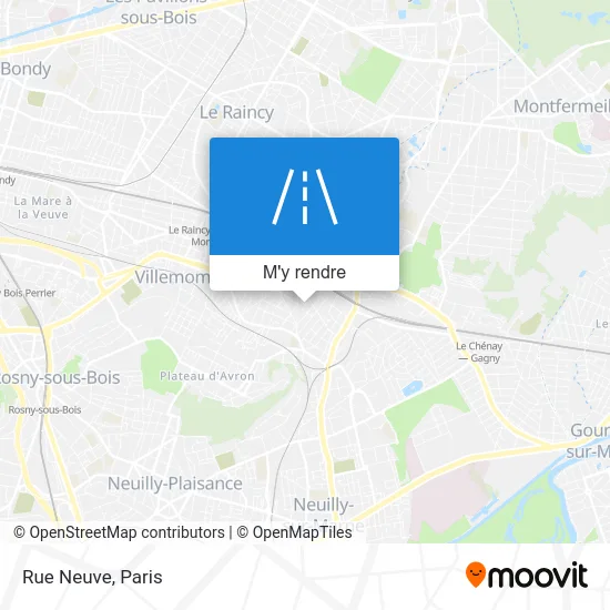 Rue Neuve plan