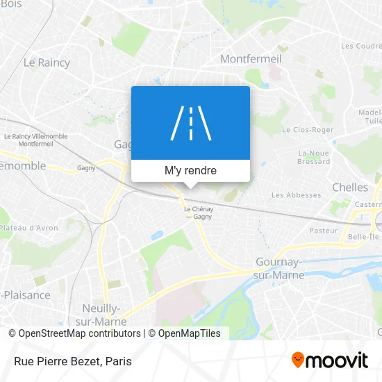 Rue Pierre Bezet plan