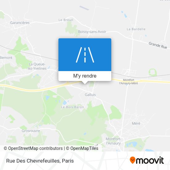 Rue Des Chevrefeuilles plan