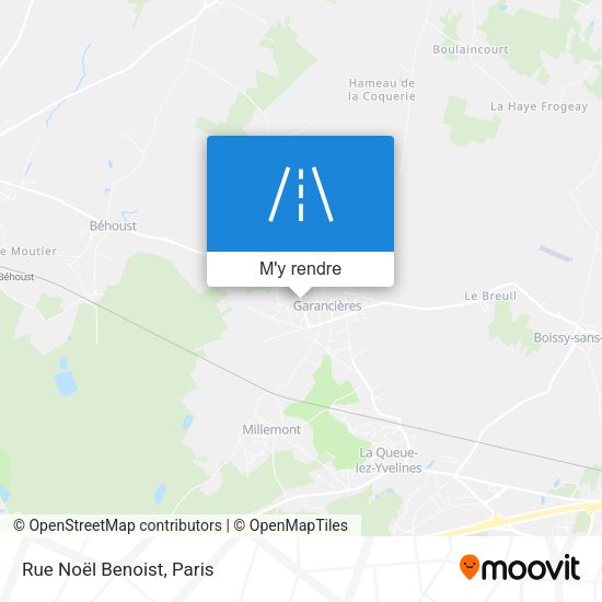 Rue Noël Benoist plan