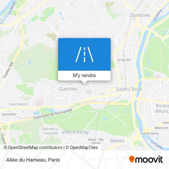 Allée du Hameau plan