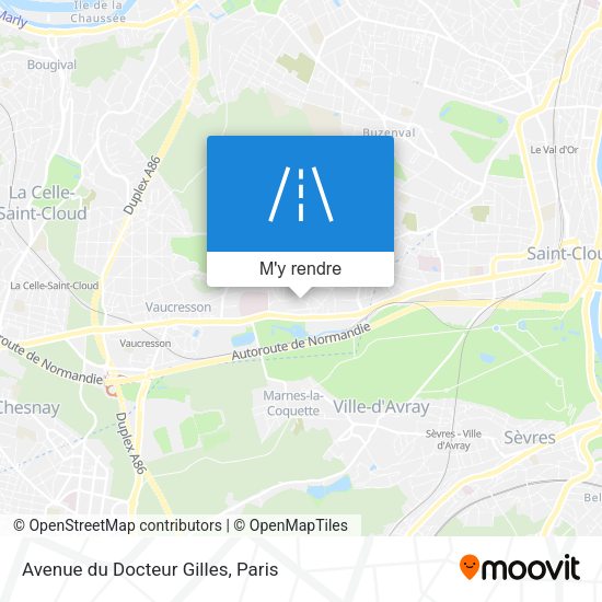 Avenue du Docteur Gilles plan