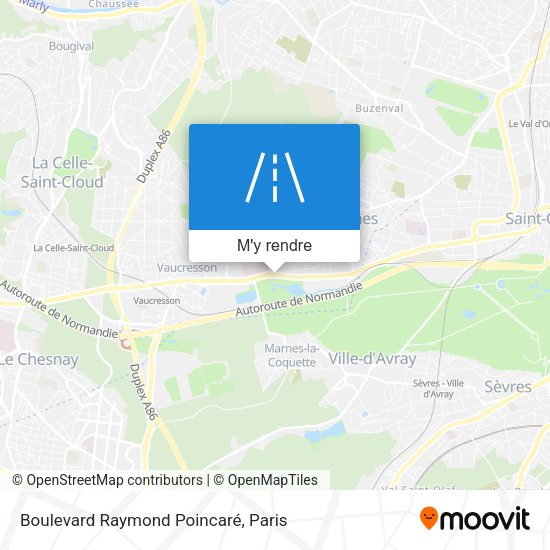 Boulevard Raymond Poincaré plan