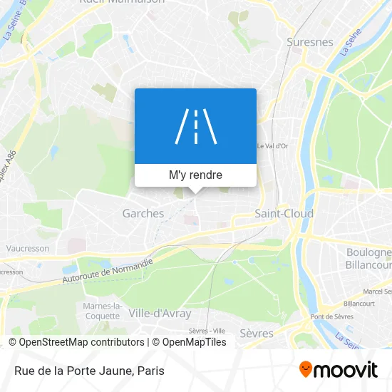 Rue de la Porte Jaune plan