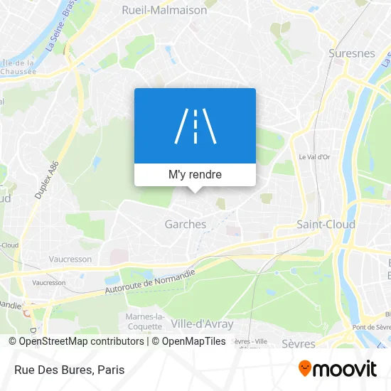 Rue Des Bures plan
