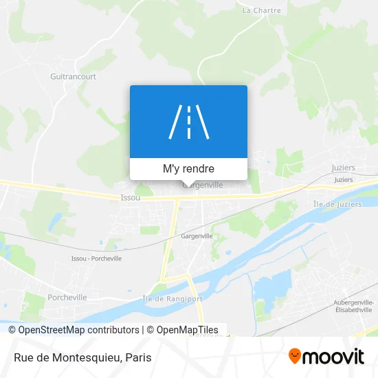 Rue de Montesquieu plan