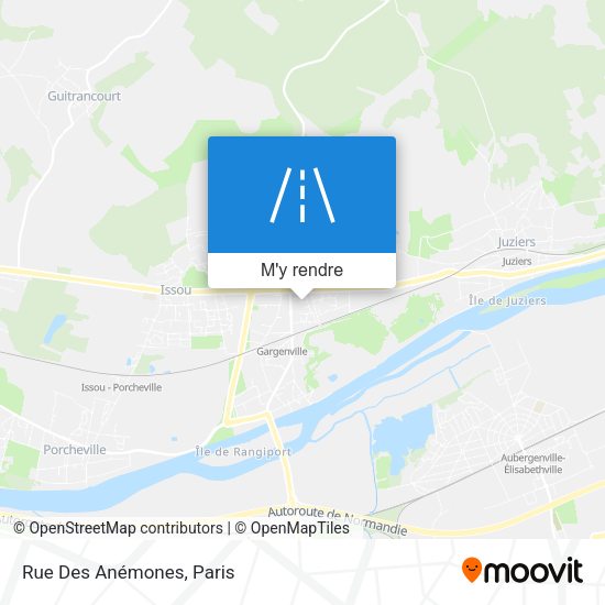 Rue Des Anémones plan