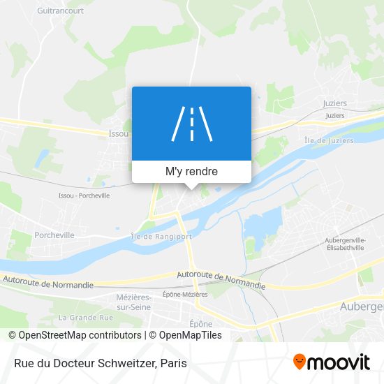 Rue du Docteur Schweitzer plan