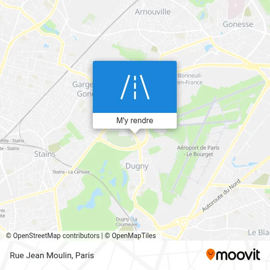 Rue Jean Moulin plan