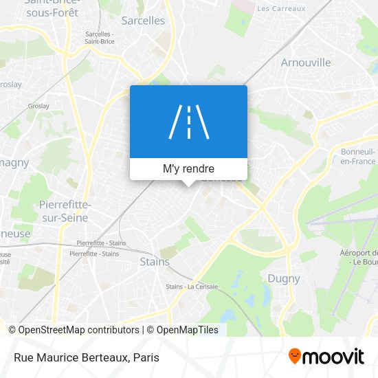 Rue Maurice Berteaux plan