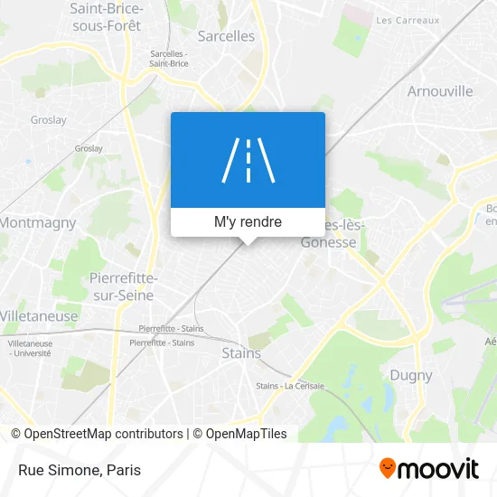 Rue Simone plan