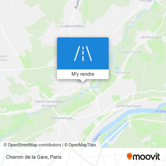 Chemin De La Gare plan