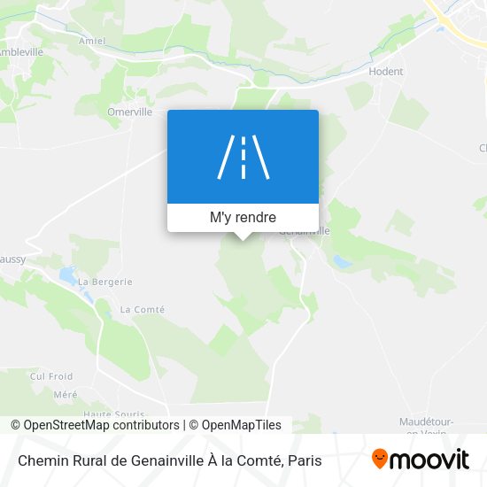 Chemin Rural de Genainville À la Comté plan