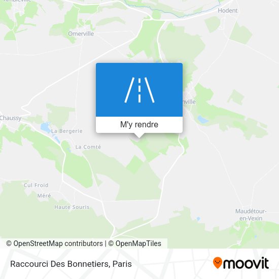 Raccourci Des Bonnetiers plan