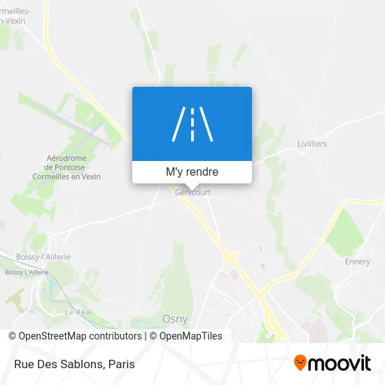 Rue Des Sablons plan