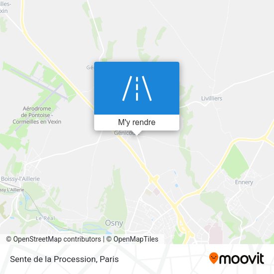 Sente de la Procession plan