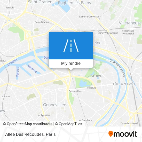 Allée Des Recoudes plan