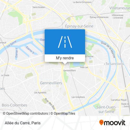Allée du Carré plan