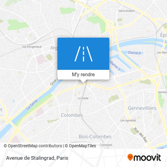 Avenue de Stalingrad plan