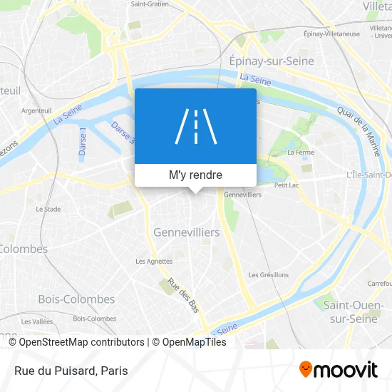 Rue du Puisard plan