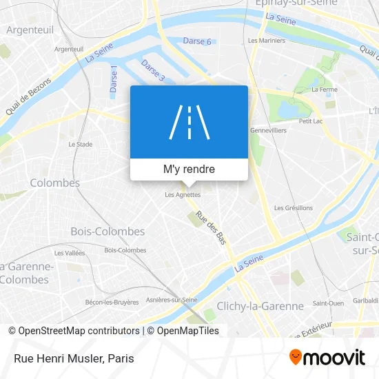 Rue Henri Musler plan