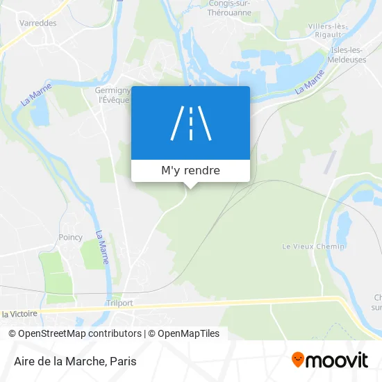 Aire de la Marche plan