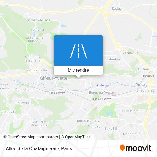 Allée de la Châtaigneraie plan