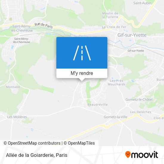 Allée de la Goiarderie plan