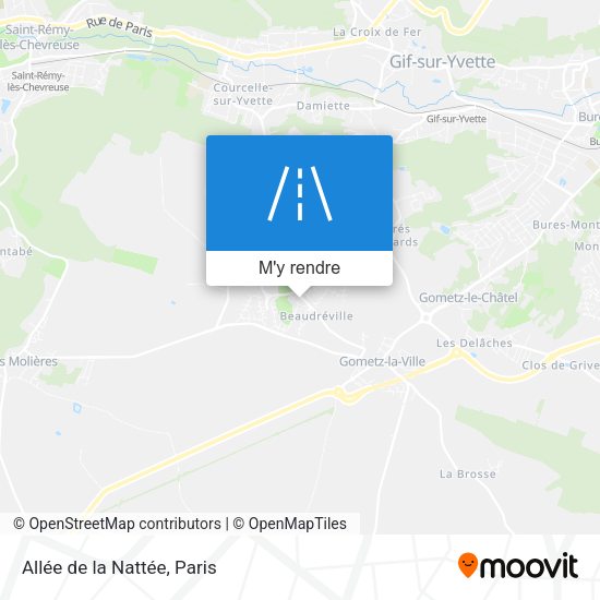 Allée de la Nattée plan