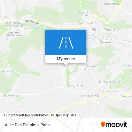 Allée Des Pistolets plan