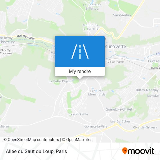 Allée du Saut du Loup plan