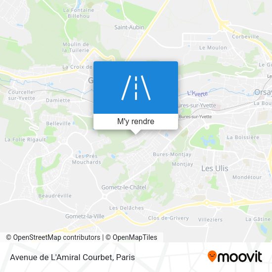 Avenue de L'Amiral Courbet plan