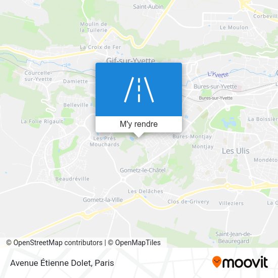 Avenue Étienne Dolet plan