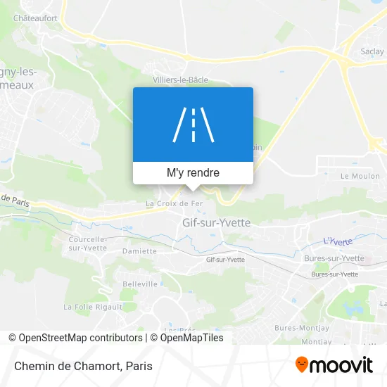 Chemin de Chamort plan