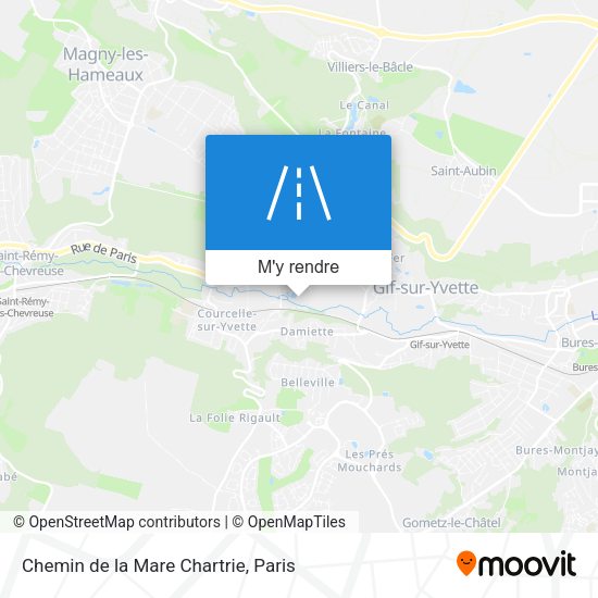 Chemin de la Mare Chartrie plan