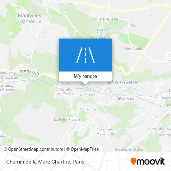 Chemin de la Mare Chartrie plan