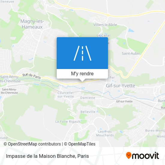 Impasse de la Maison Blanche plan