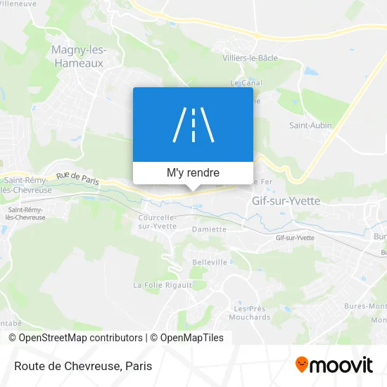 Route de Chevreuse plan