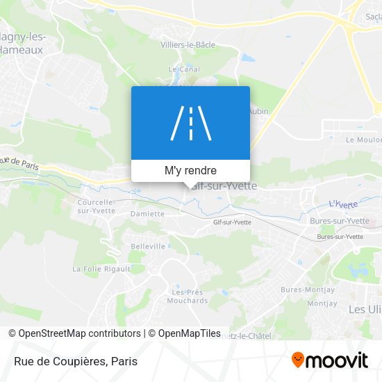 Rue de Coupières plan